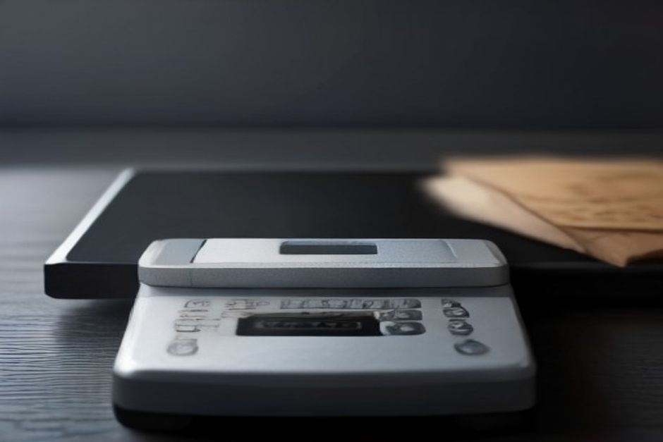 still life of Samsung phone with keyboard open